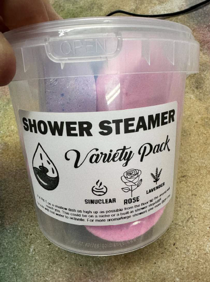 🚿Shower Steamers 50mmx30mm - Tub 8's