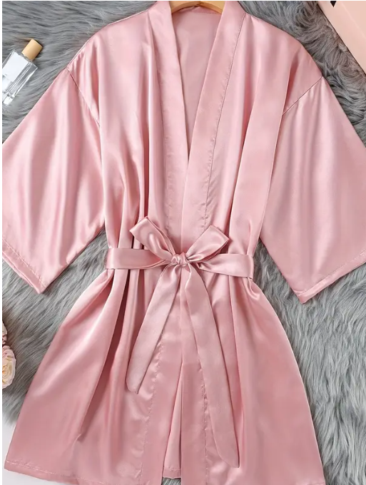 💋Gator Glow Satin Robe